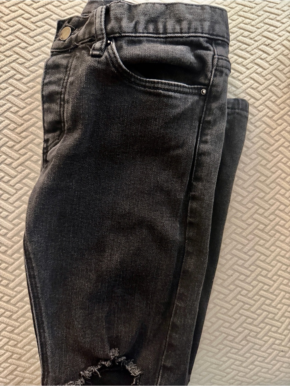 MNML Black Washed Slim Straight Jeans